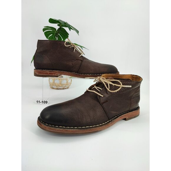 Cole Haan Men\'s Gleen Chukka Brown Leather Boots Size 11M US main image 8